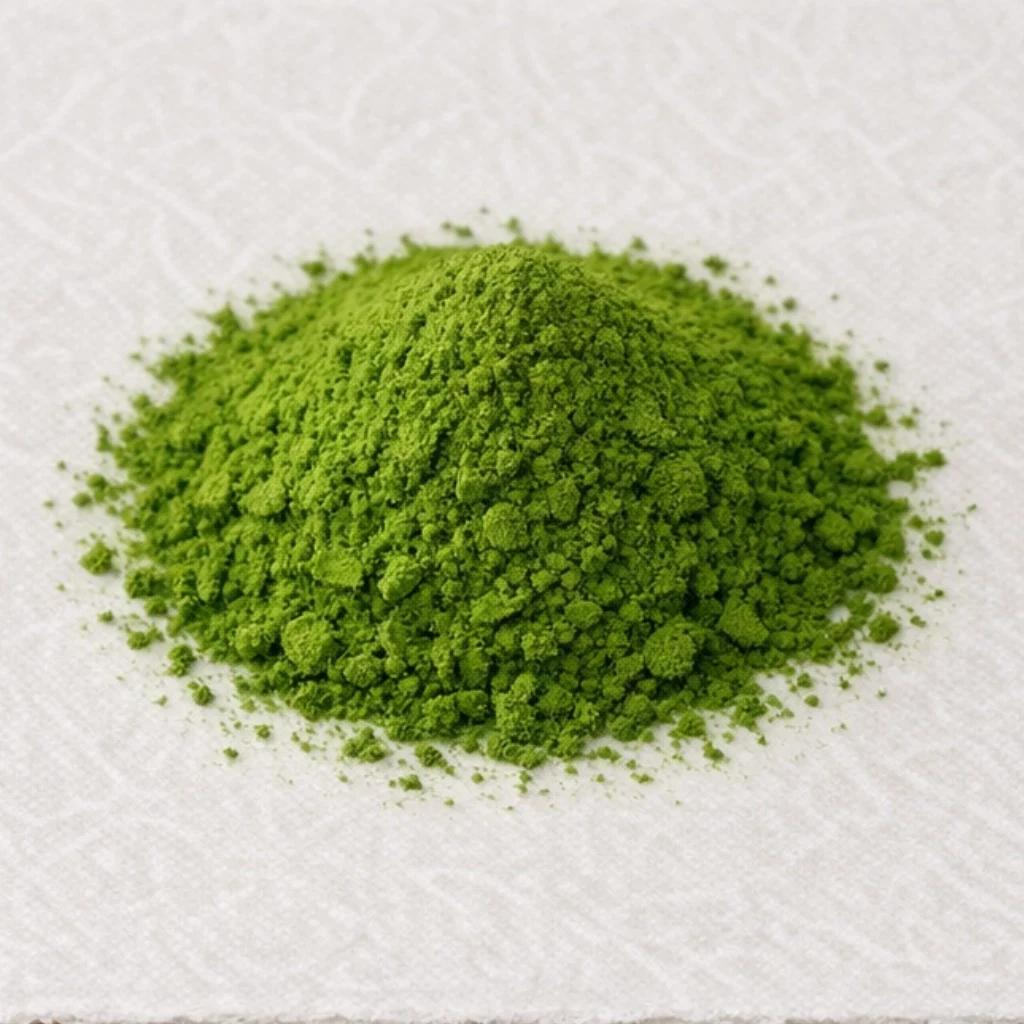 抹茶の粉末